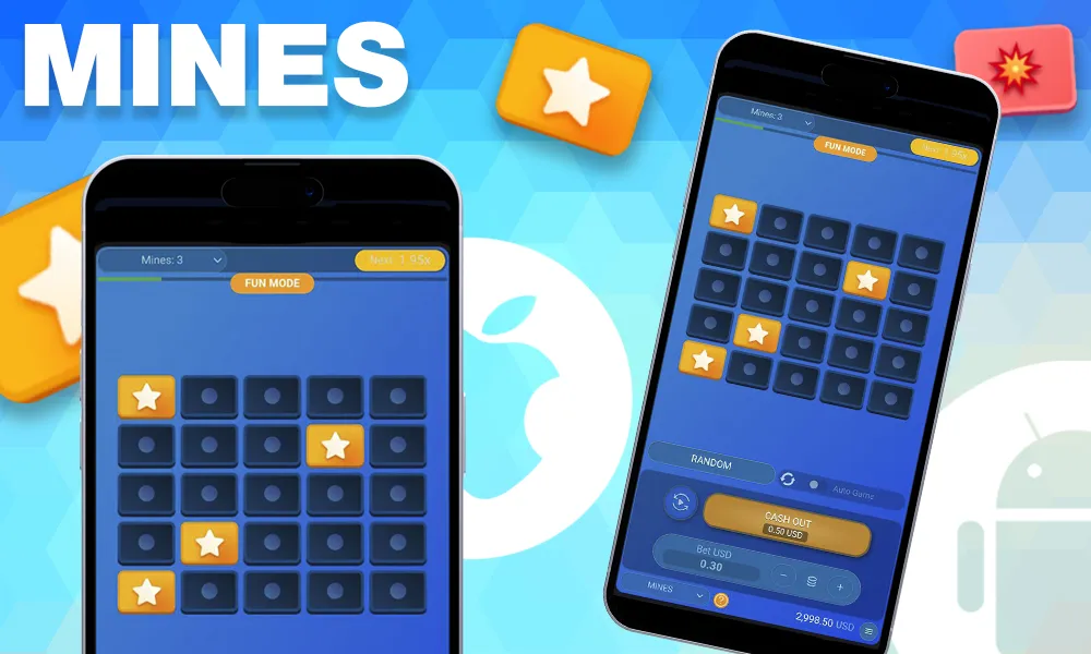 Mines Game mobile app